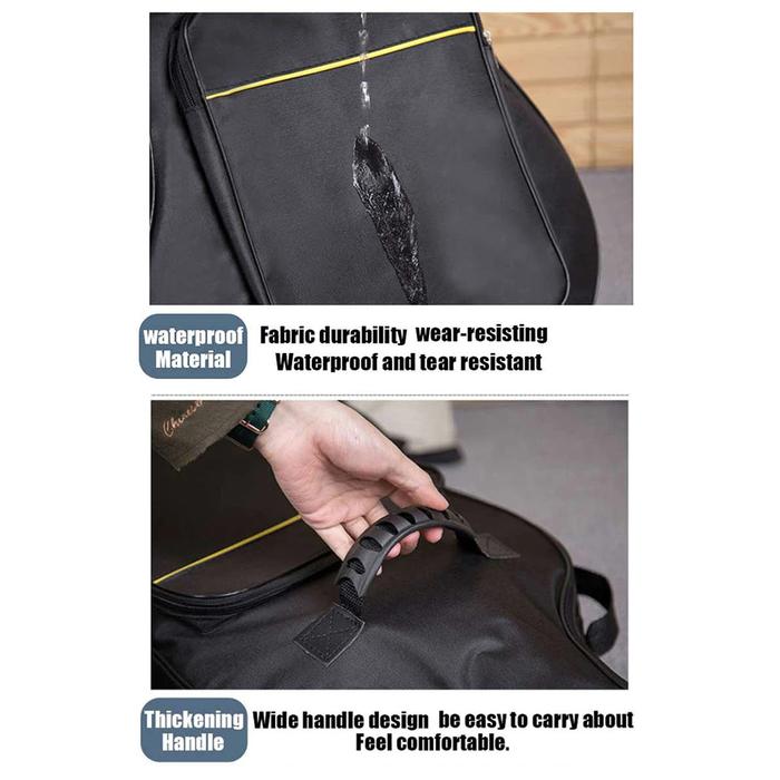 STORE ABADI - BISA COD - Tas Gitar Akustik Jumbo / Sarung Gitar / Tas Gitar Oxford Double Strap 40 -