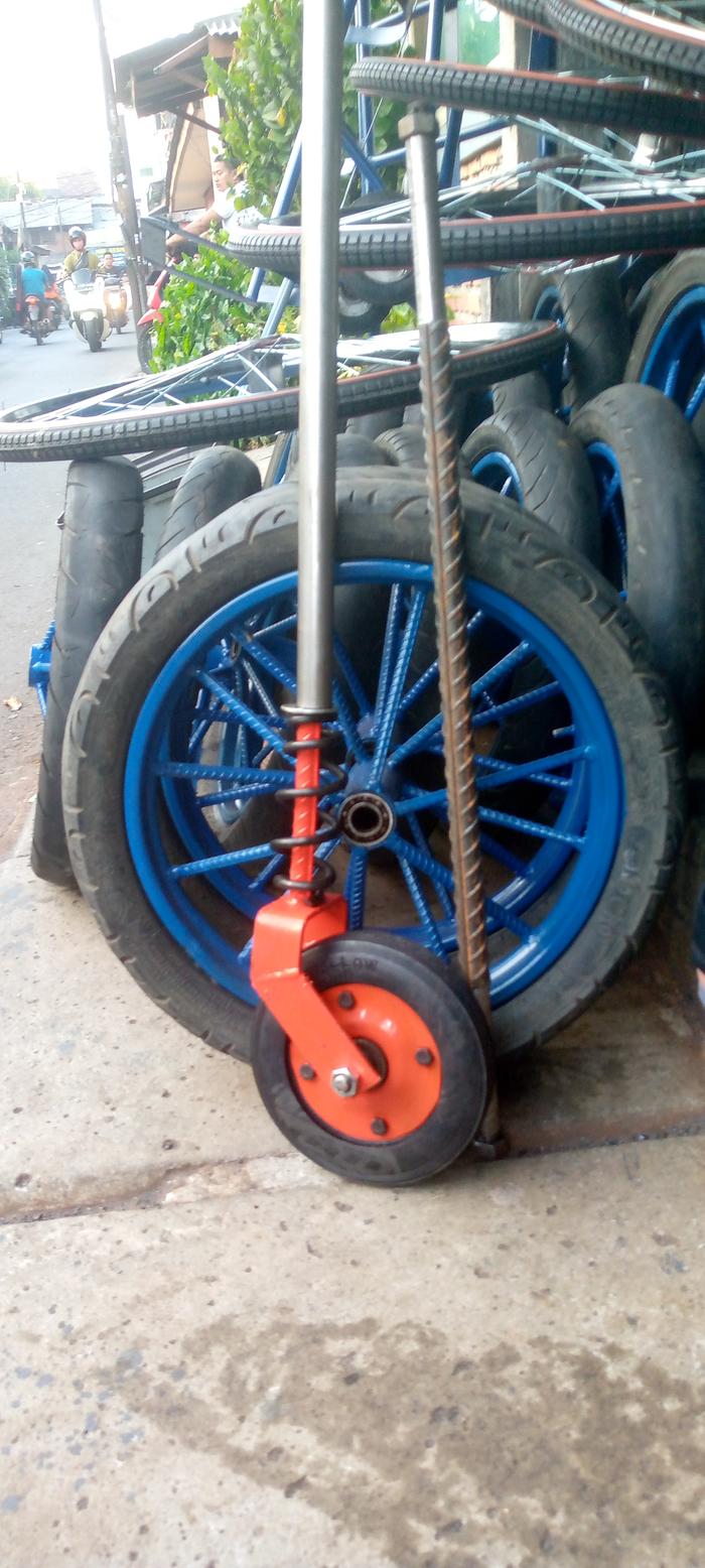 Roda grobak behel ring 17palang 6