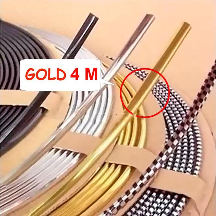 STORE ABADI - BISA COD - BISA COD - List Chrome Body Mobil Lis Dekorasi Interior Mobil Moulding Chro