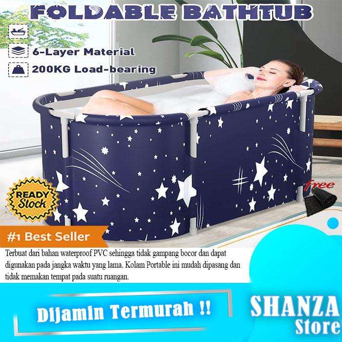 STORE ABADI - BISA COD - Bak Mandi Lipat Folding Bathtub Portable Bathtub Lipat Bak Mandi Anak dan D