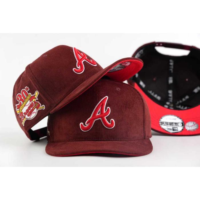READY_ TOPI SNAPBACK ORIGINAL IMPORT ATLANTA BRAVES BASEBALL CAP DISTRO FASHION PRIA WANITA HIP HOP 