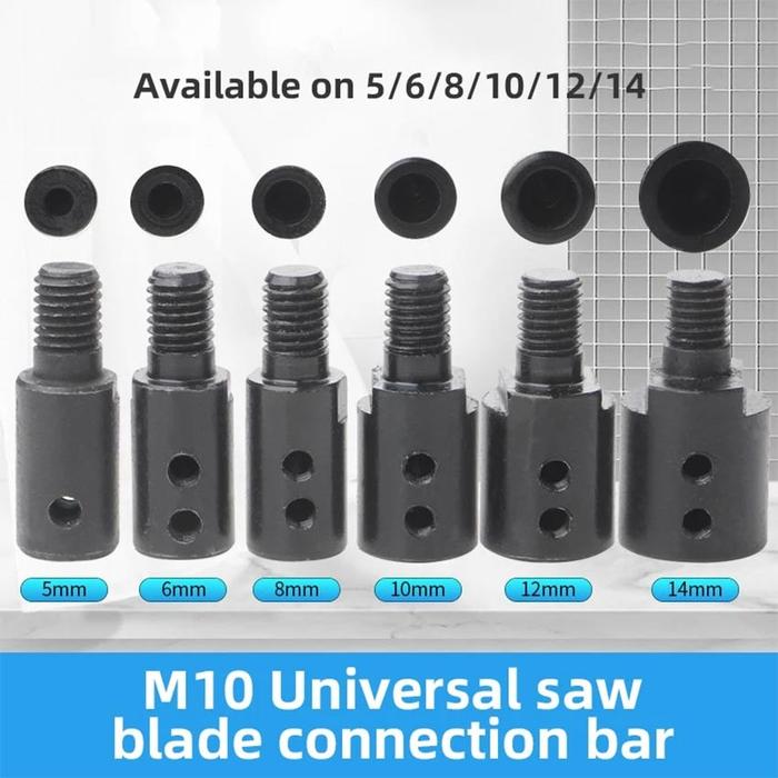 STORE ABADI - Konektor Arbor Gerinda M10 Dinamo as 5mm 6mm 8mm 10mm 12mm 14mm Mandrel Adapter conver