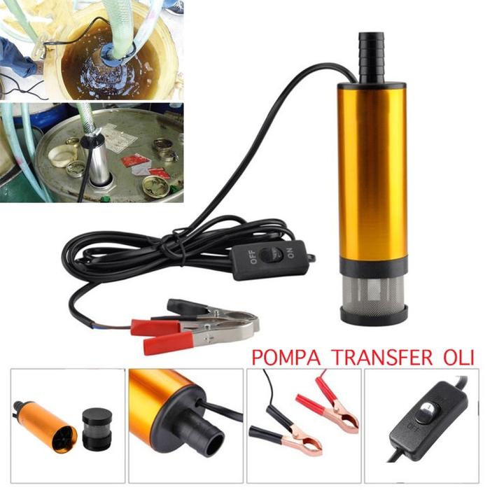 Produk Pompa Minyak Celup Air Mini Kecilmp Mini Oli Solar Air Submersible Portable 12V Diesel Pump P
