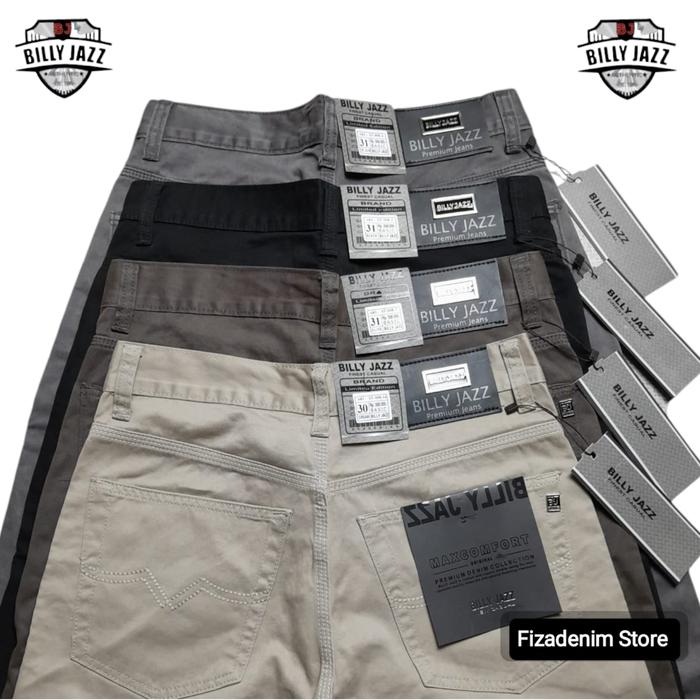 Celana Cardinal Kanvas BILLY JAZZ Casual 100%ORI Basic Standar Reguler || Celana Panjang Kanvas Bran