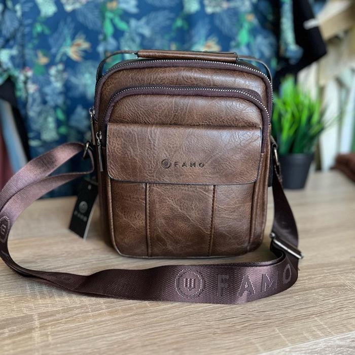 Tas Selempang Famo Original Sling Bag Leather