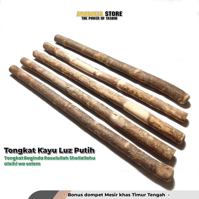 Ready Gan Tongkat Kayu Luz Putih Tongkat Nabi Ready Gan
