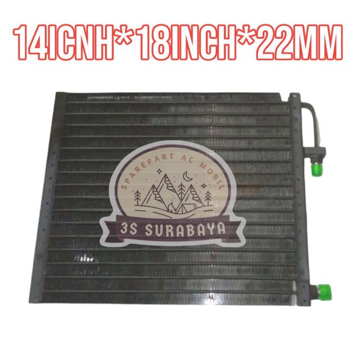 Kondensor 14 18 22 Ac Mobil 14inch 18inch 22mm Universal