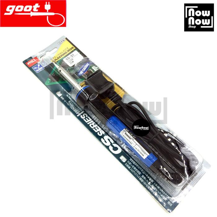 SOLDER GOOT CS-31 SUNSHINE 220V 25W 25 WATT SOLDERING IRON TANGAN JAPAN JEPANG SPAREPART HANDPHONE K