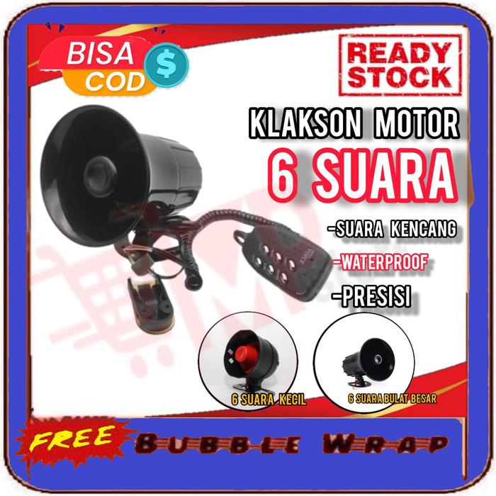 Klakson Sirine Motor Mobil Horn 12V Waterproof / Klakson Patwal Polisi Plus Microphone / lakson Toa 