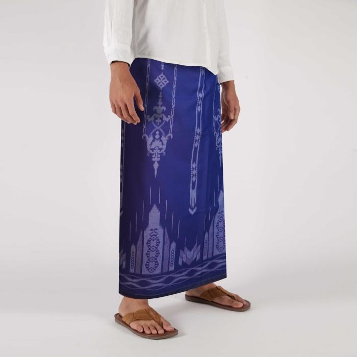NEW SARUNG MANGGA GOLD KEMBANG REGULER BIRU TUA GKR66