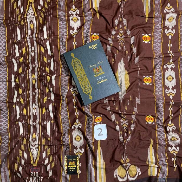 SARUNG LAMIRI TSI ASLI SONGKET GUNUNG ELEGAN EXLUSIVE RAYON PREMIUM TERLARIS AA - 2, DEWASA