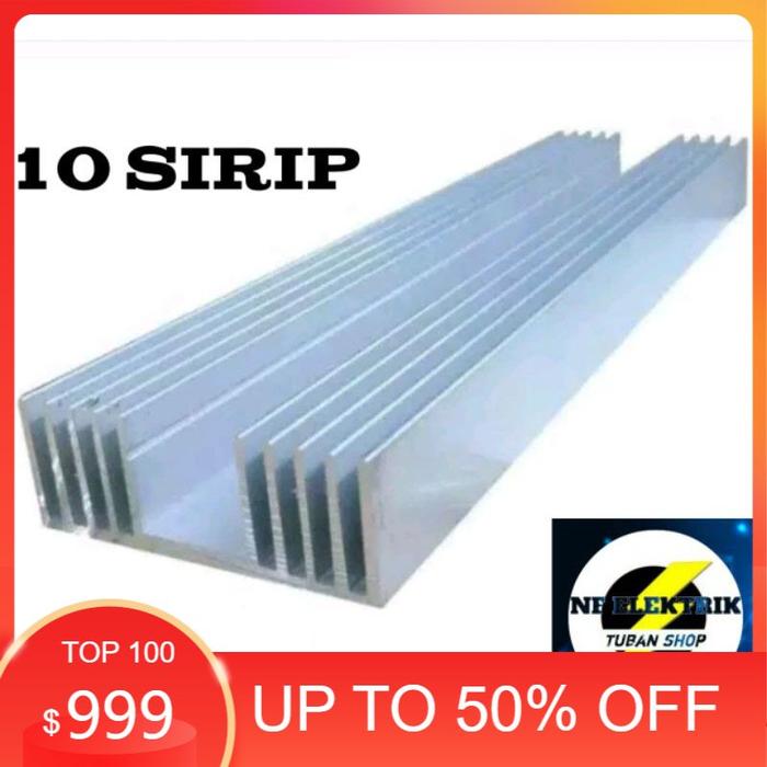 Pendingin Headsink 10 sirip panjang 30 cm