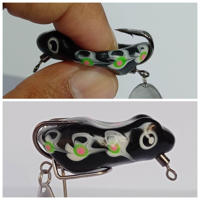 5 Pcs Umpan Kodok Kodokan Pancing Casting Ikan Gabus, Ukuran 3,5 Cm Paling Ampuh Dan Jitu ASTA Lure