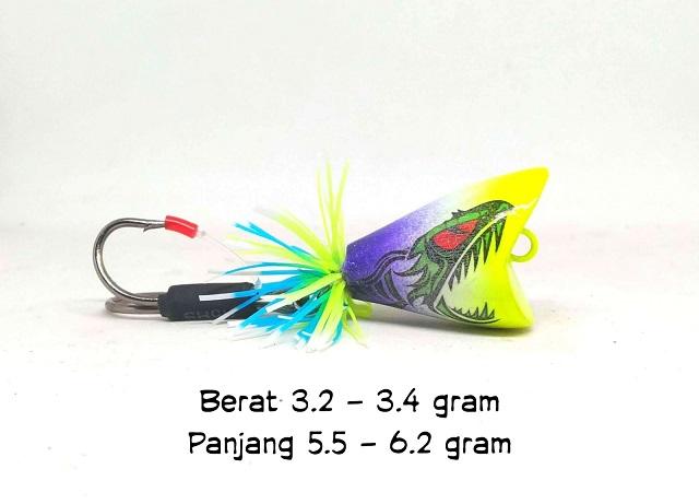 Jaws / Jump Frog mini 3.2 cm handmade