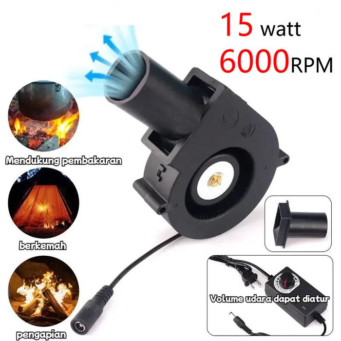 Kipas Angin Portable Blower Fan for Kalan DC 12V BBQ Blower Fan Blower Machine Blower Cooking Air Bl