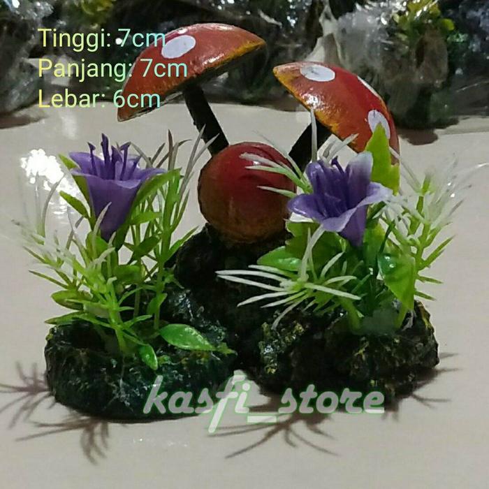 Hiasan dekorasi aquarium Ornamen perlengkapan aquarium accessories aquarium