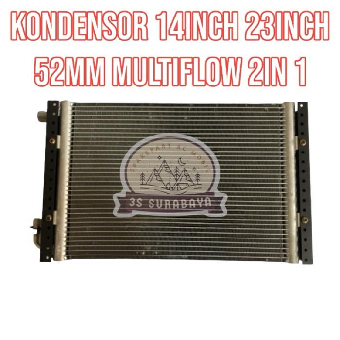 Kondensor Condensor 14 Inch 23 Inch 52MM Ac Isuzu Elf Universal Ac Mobil 14 23 52