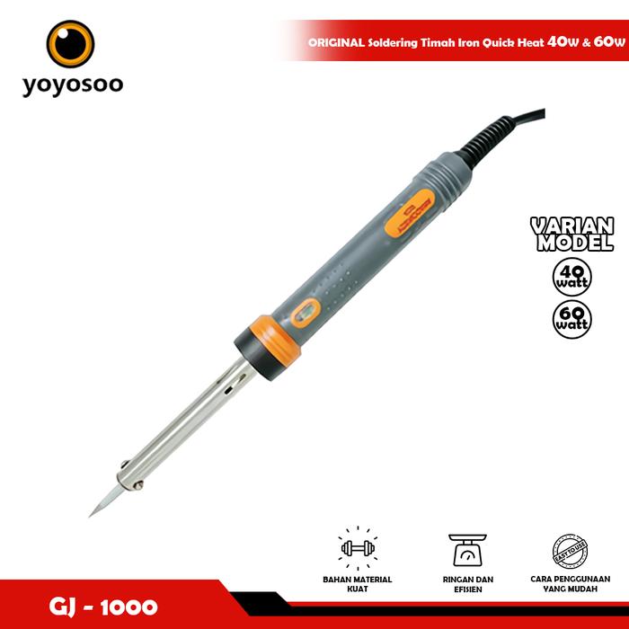 SOLDER Iron 40watt soldering iron kualitas bagus/SOLDER Quick Heat Iron 40watt