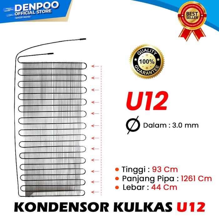 KONDENSOR KULKAS/SHOWCASE SEMUA MEREK - CONDENSOR U12