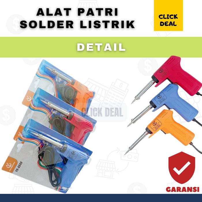 Solder Listrik Tembak / Alat Solder Listrik 1 Set Lengkap dan Murah / Solder Tembak Listrik Gagang