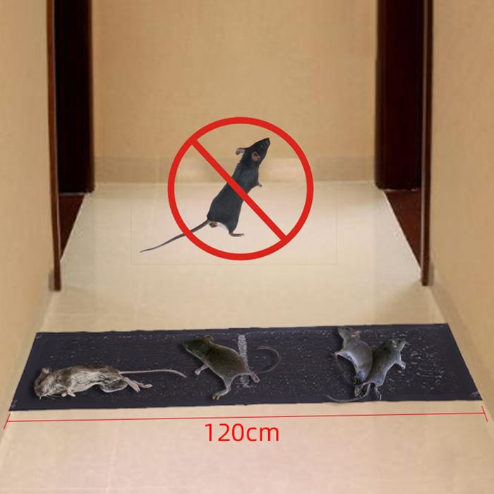 4Pcs Anti Rat Large Big Sticky Glue Mat Rodents Moles Mouse Trap Rat Mice Trap Black Invisible Mouse