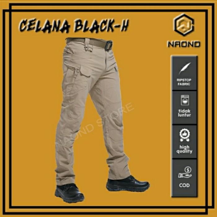 Dijual Celana Tactical M-Tac Model Terbaru/Cargo/Pria Panjang/Taktikal/PDL - blackh krem, 38Terlaris