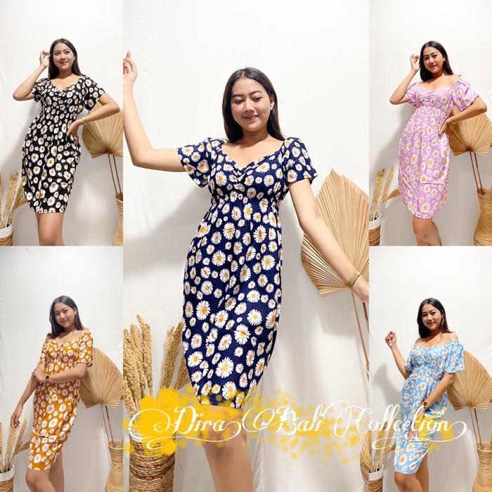 Super Murah! pusat fashion wanita terlaris ZHARA DAISY FLOWER | daster bali | baju bali Murah