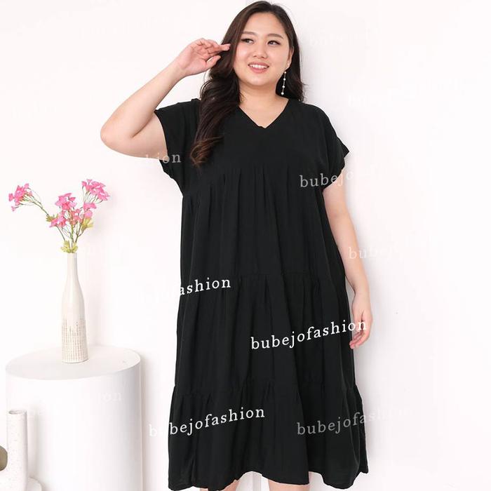Super Promo! home dress cantik rosalia jumbo ld 120cm daster jumbo dress bis size home dress plus si
