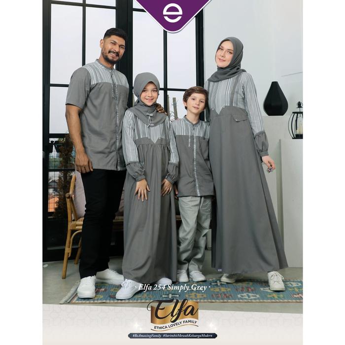 [BISA COD] ELFA 254 SIMPLY GREY ETHICA KOKO DEWASA KAHFI 233 SIMPLY GREY GAMIS DEWASA AYUMI 322 SIMP