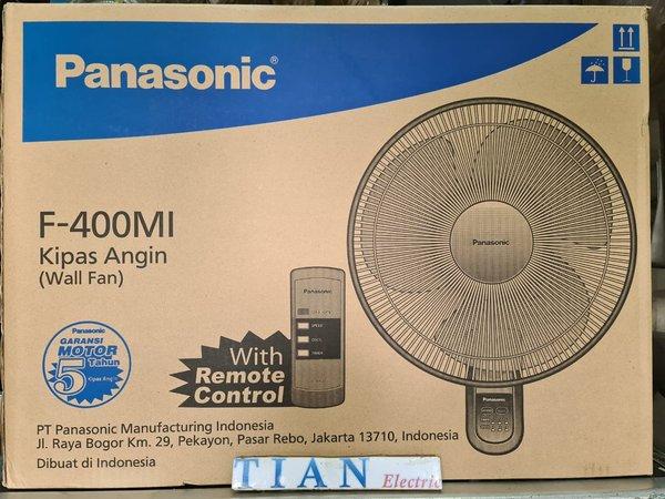 Panasonic F-400MI Kipas Angin Dinding Tembok Putih 16 Inci Remote Control