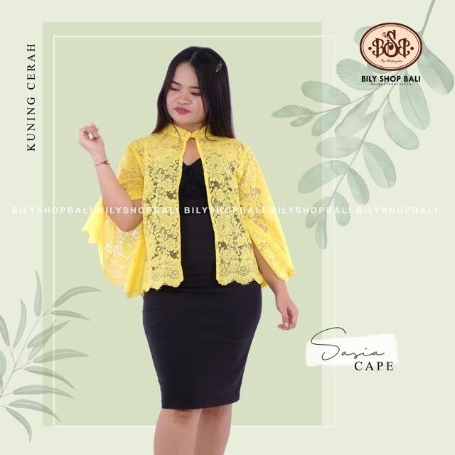 New Item! BILY SHOP BALI Sasia Cape Shanghai Brokat Brukat Bestseller Murah