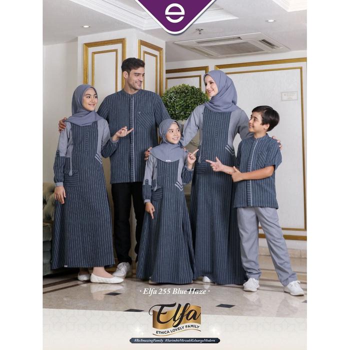 [BISA COD] ELFA 255 BLUE HAZE ETHICA KOKO DEWASA KAHFI 215 BLUE HAZE GAMIS DEWASA RAINAMI 12 BLUE HA