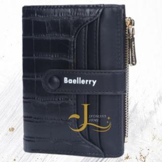 JS -  Dompet Lipat Katup MagnetIc Zipper Girl Terbaru New Edition Import Modern View Corak Bordir Al