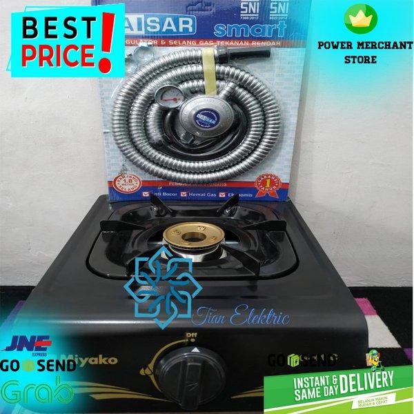 Kompor Gas Miyako KG-11C - 1 Tungku Stainless Steel