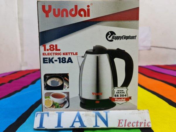 YUNDAI EK-18A Electric Kettle - Teko Masak Air Listrik 1.8 Liter
