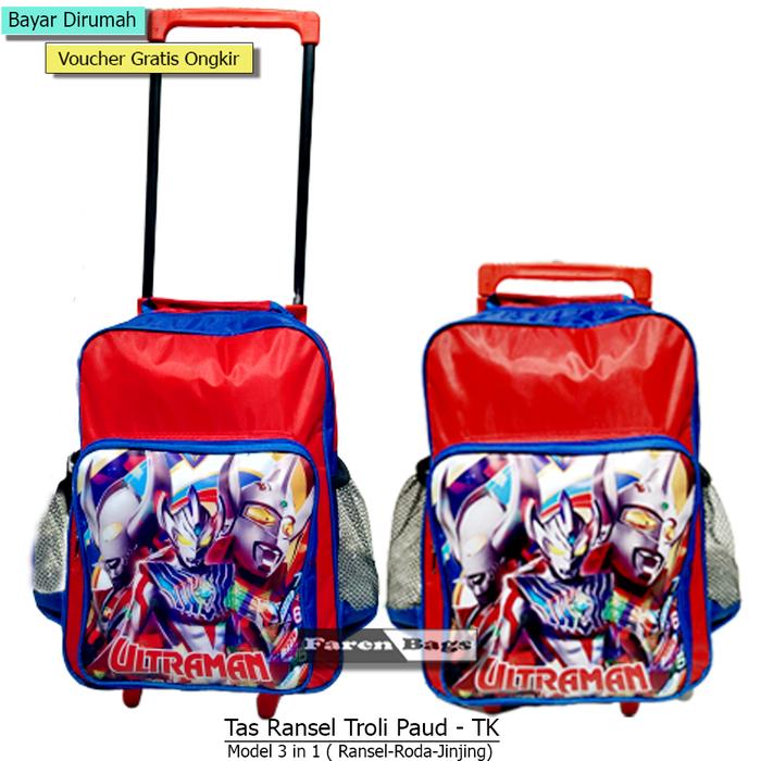 Tas Roda Anak TK Tas Troli Anak TK cowok Tas Koper Anak TK