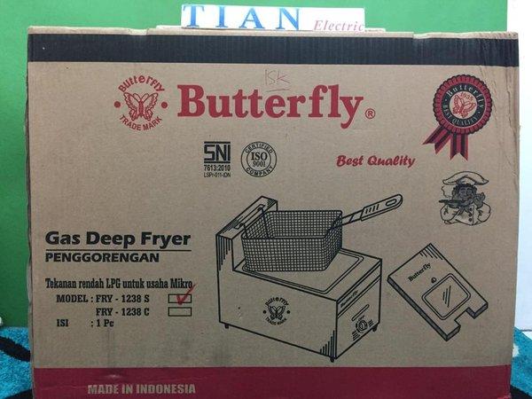 BUTTERFLY FRY 1238S Gas Deep Pryer Stainless Penggorengan