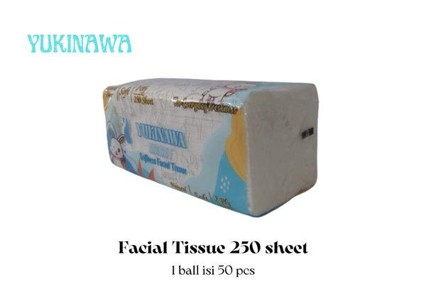 Tissue Yukinawa 250 Sheets 2 Ply Facial Tisu Lembut