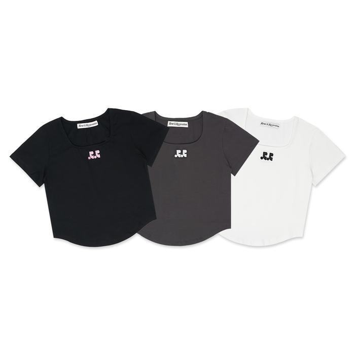 Rest & Recreation RR Square Neck Crop T-Shirt