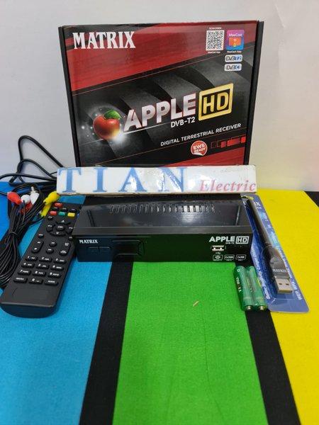 MATRIX APPLE DVBT2 Digital Terrestrial Receiver Free Dongle Wifi