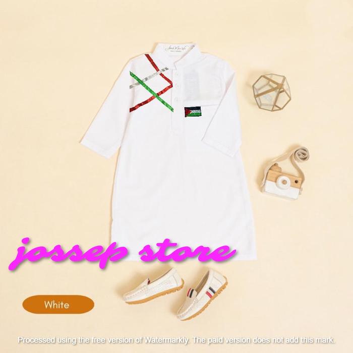 Produk gamis palestina anak laki laki model jubah usia 1 tahun sampai 12 tahun Barang Berkwalitas
