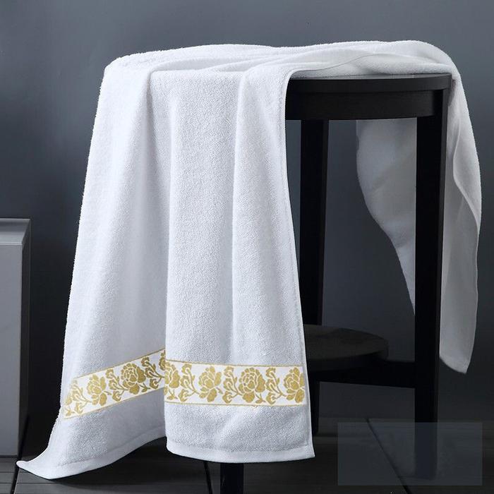 Produk Handuk Mandi Dewasa Penthouse Cotton | Handuk Putih | Handuk Hotel Barang Berkwalitas