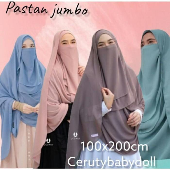 BARU Pasmina Instan 100Cm X 200Cm Set Cadar / Hijab Plus Cadar // Jilbab