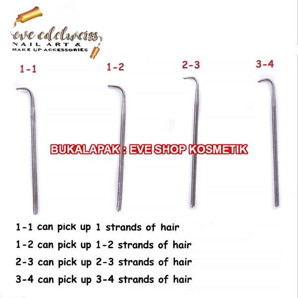 Gratis 4 Pcs Jarum - Alat Hakpen Pen Pulpen Jahit Menjahit Jarum Jahit Rambut Rajut Sulam Wig Lace H