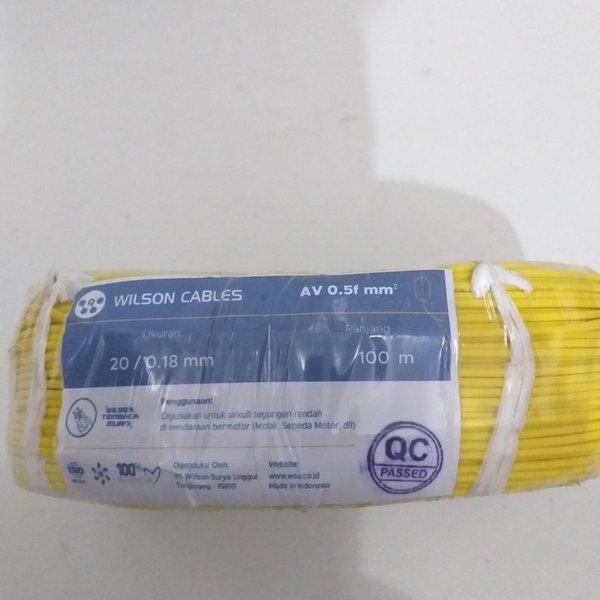 Kabel Auto Wire Mobil Cable Otomotif Elektrik Nyaf Av 0.5 Mm Wilson - 50M