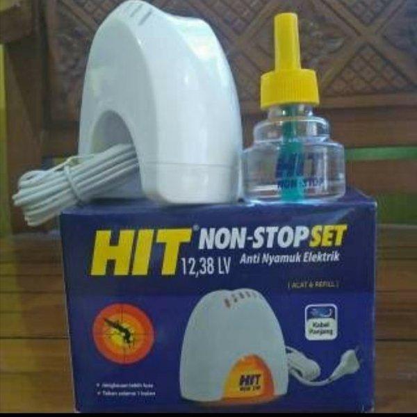 Obat Nyamuk Elektrik Hit Non Stop Set + Refill 45 Hari Extra Power Top