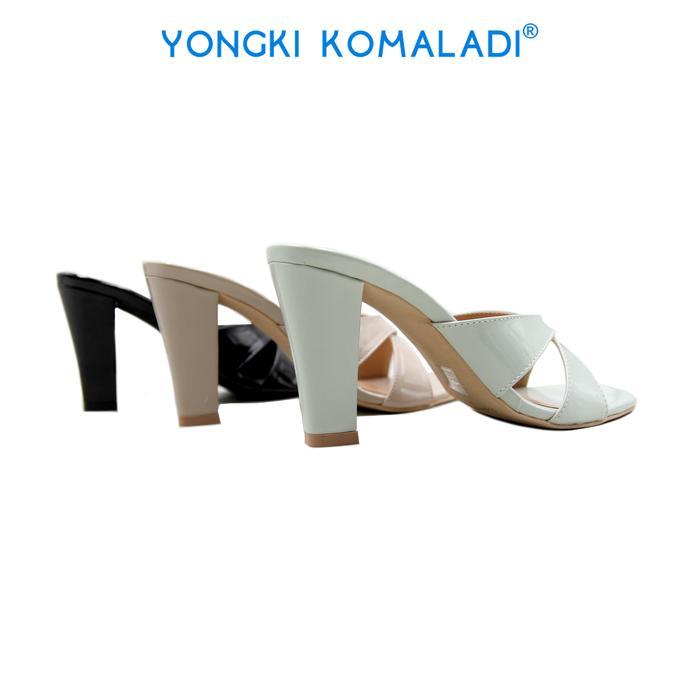 [ ORIGINAL ] YONGKI KOMALADI HEELS OL-EHRN798-23 LADIES HITAM MERAH SANDAL FLAT WANITA