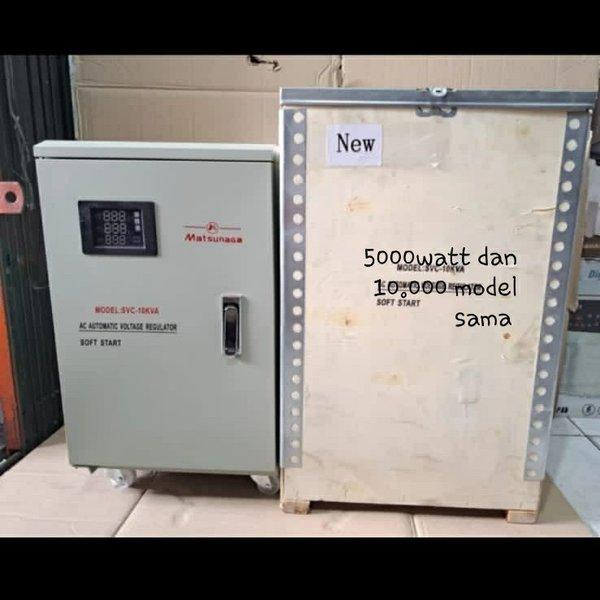 Stabilizer Matsunaga Stavol 5000Watt New Digital 5000Va Penstabil 220V