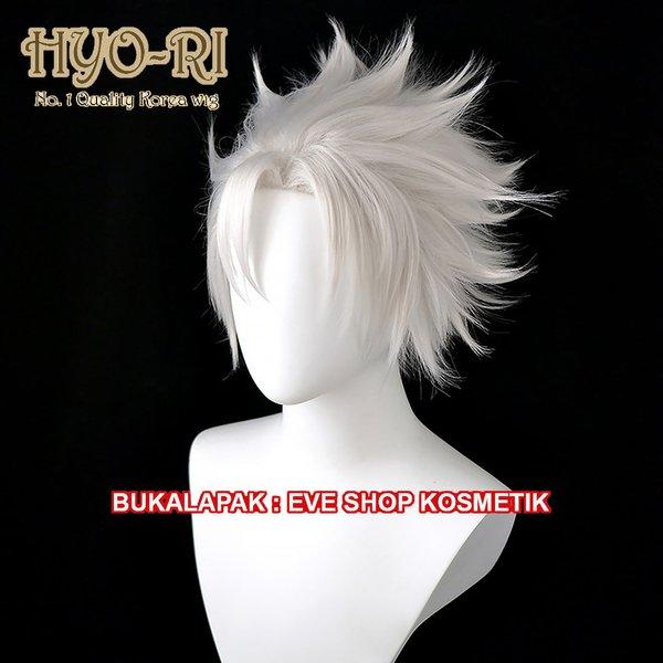 Ready Stock - Wig Sanemi Shinazugawa Wig Shinazugawa Sanemi Wig Cosplay Anime Kimetsu No Yaiba Wig C