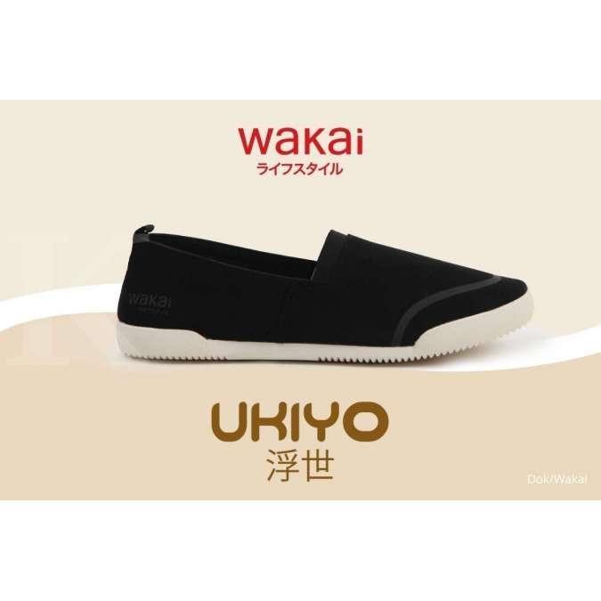 SEPATU WAKAI UKIYO ORIGINAL - BLACK - 38